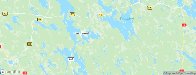 Kannonkoski, Finland Map