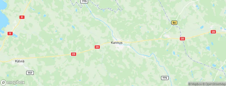 Kannus, Finland Map