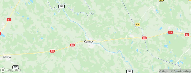 Kannus, Finland Map