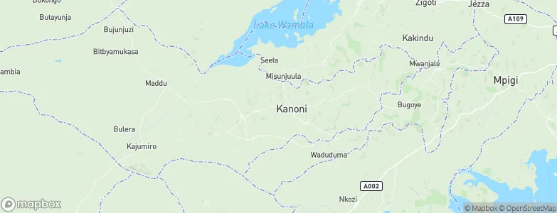 Kanoni, Uganda Map
