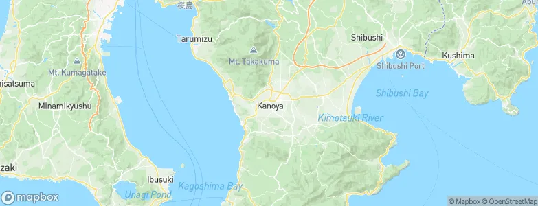 Kanoya, Japan Map