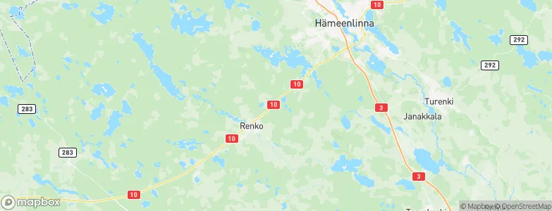 Kanta-Hame, Finland Map