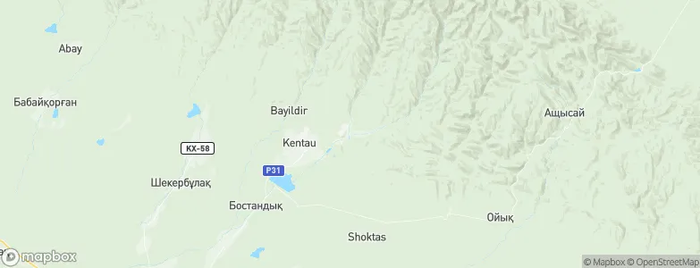 Kantagi, Kazakhstan Map