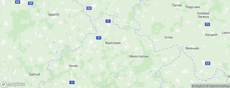 Kaolinovo, Bulgaria Map