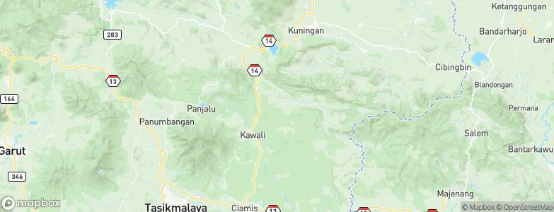 Kaom, Indonesia Map