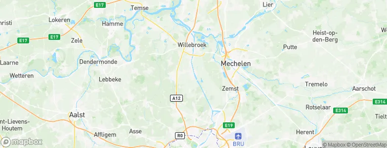 Kapelle-op-den-Bos, Belgium Map