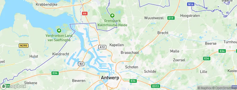 Kapellen, Belgium Map