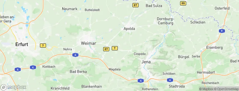Kapellendorf, Germany Map