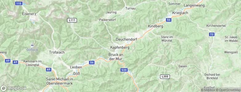 Kapfenberg, Austria Map