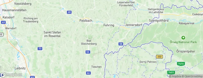 Kapfenstein, Austria Map