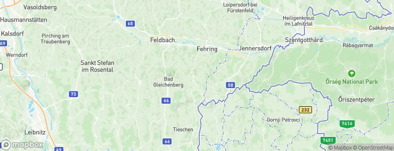 Kapfenstein, Austria Map