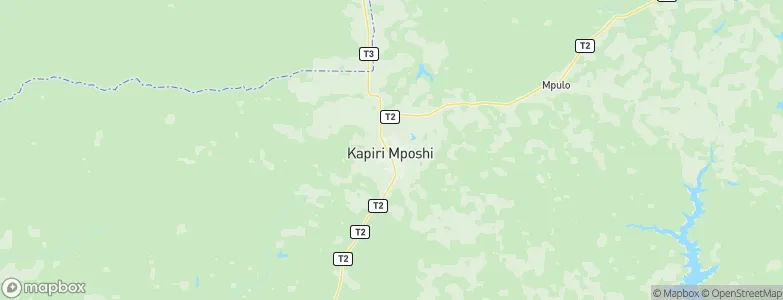 Kapiri Mposhi, Zambia Map