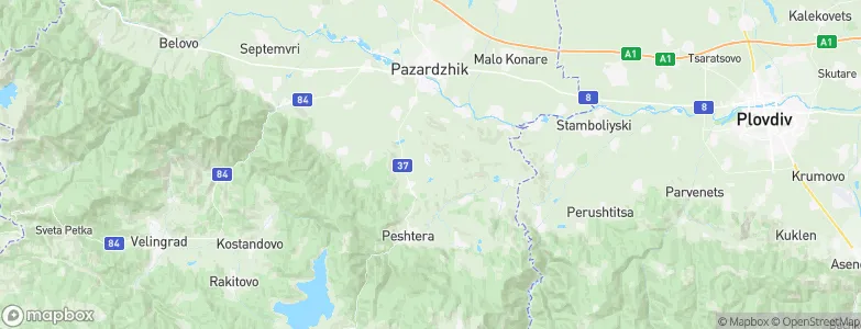 Kapitan-Dimitrievo, Bulgaria Map