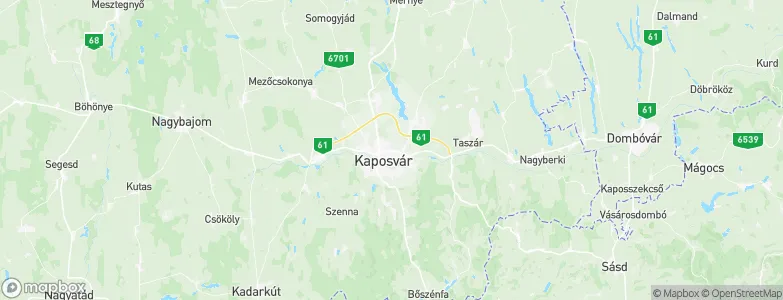 Kaposvár, Hungary Map