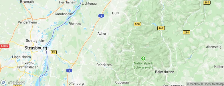 Kappelrodeck, Germany Map