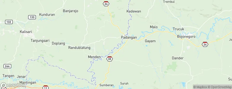 Kapuan, Indonesia Map