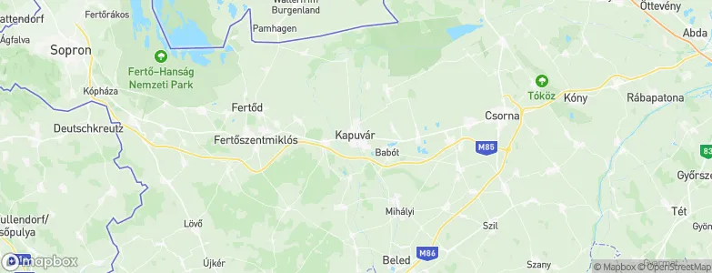 Kapuvár, Hungary Map