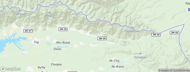 Kara-Chungkur, Kyrgyzstan Map