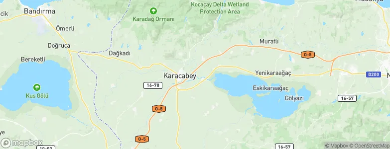 Karacabey, Turkey Map