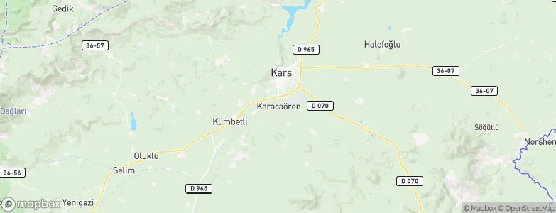 Karacaören, Turkey Map