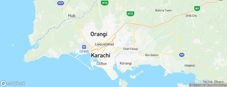 Karachi, Pakistan Map
