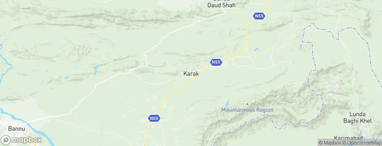 Karak, Pakistan Map