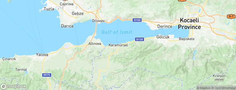 Karamürsel, Turkey Map