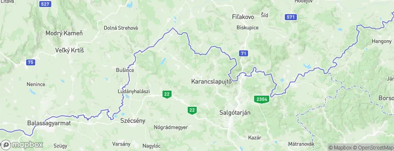Karancskeszi, Hungary Map