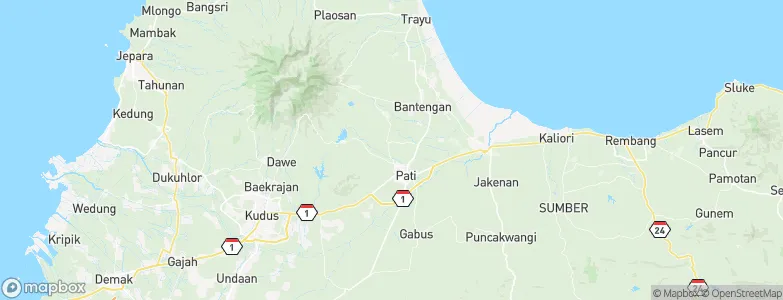 Karangnongko, Indonesia Map