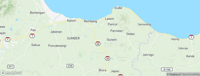 Karangori Kidul, Indonesia Map