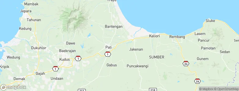 Karangrowo, Indonesia Map
