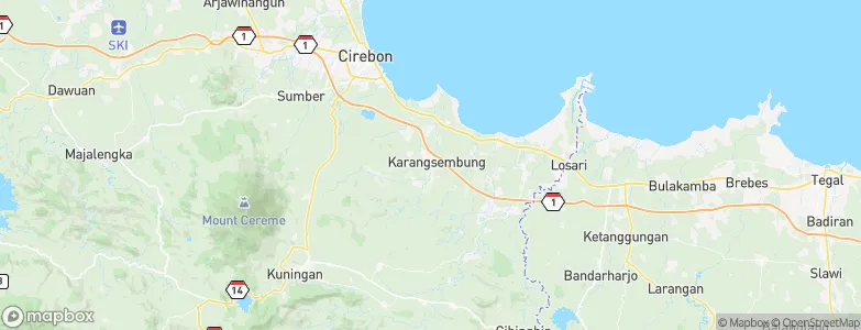 Karangsembung, Indonesia Map