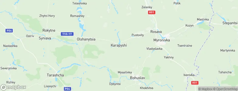 Karapyshi, Ukraine Map