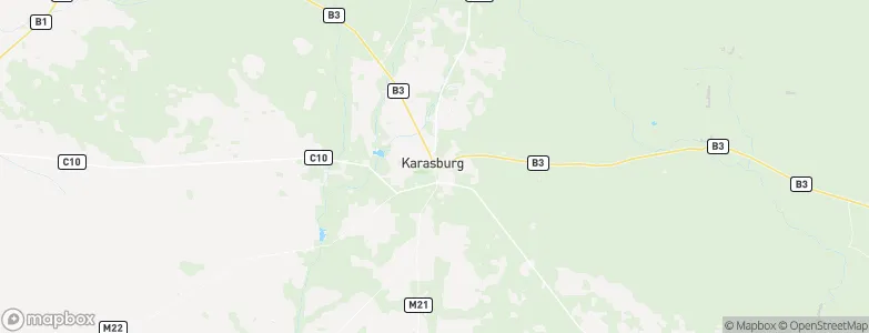 Karasburg, Namibia Map
