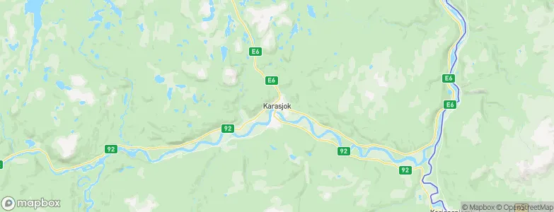 Karasjok, Norway Map