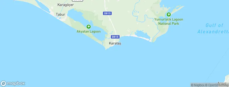 Karataş, Turkey Map