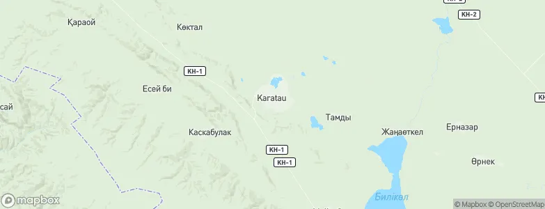 Karatau, Kazakhstan Map