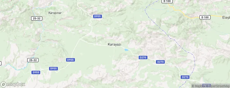 Karayazı, Turkey Map