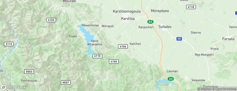 Karditsa, Greece Map