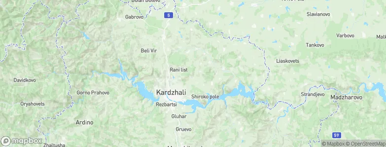 Kardzhali, Bulgaria Map