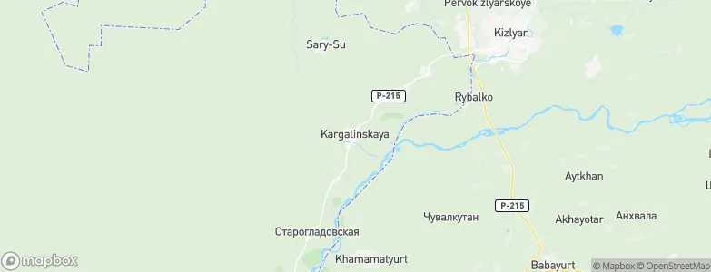 Kargalinskaya, Russia Map