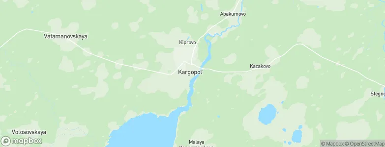 Kargopol', Russia Map