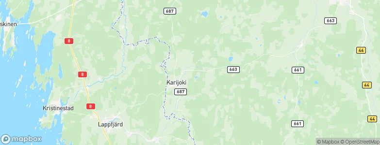 Karijoki, Finland Map