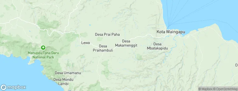 Karipidita, Indonesia Map