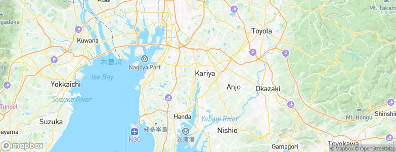 Kariya, Japan Map