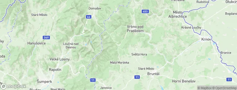 Karlova Studánka, Czechia Map
