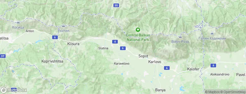 Karlovo, Bulgaria Map
