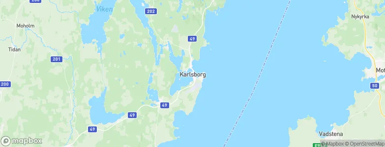 Karlsborg, Sweden Map