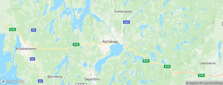 Karlskoga, Sweden Map