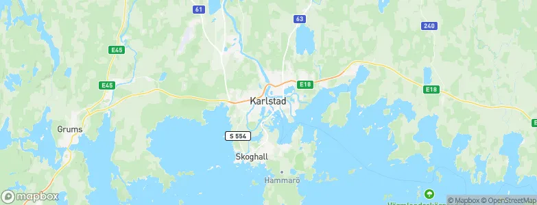 Karlstad, Sweden Map
